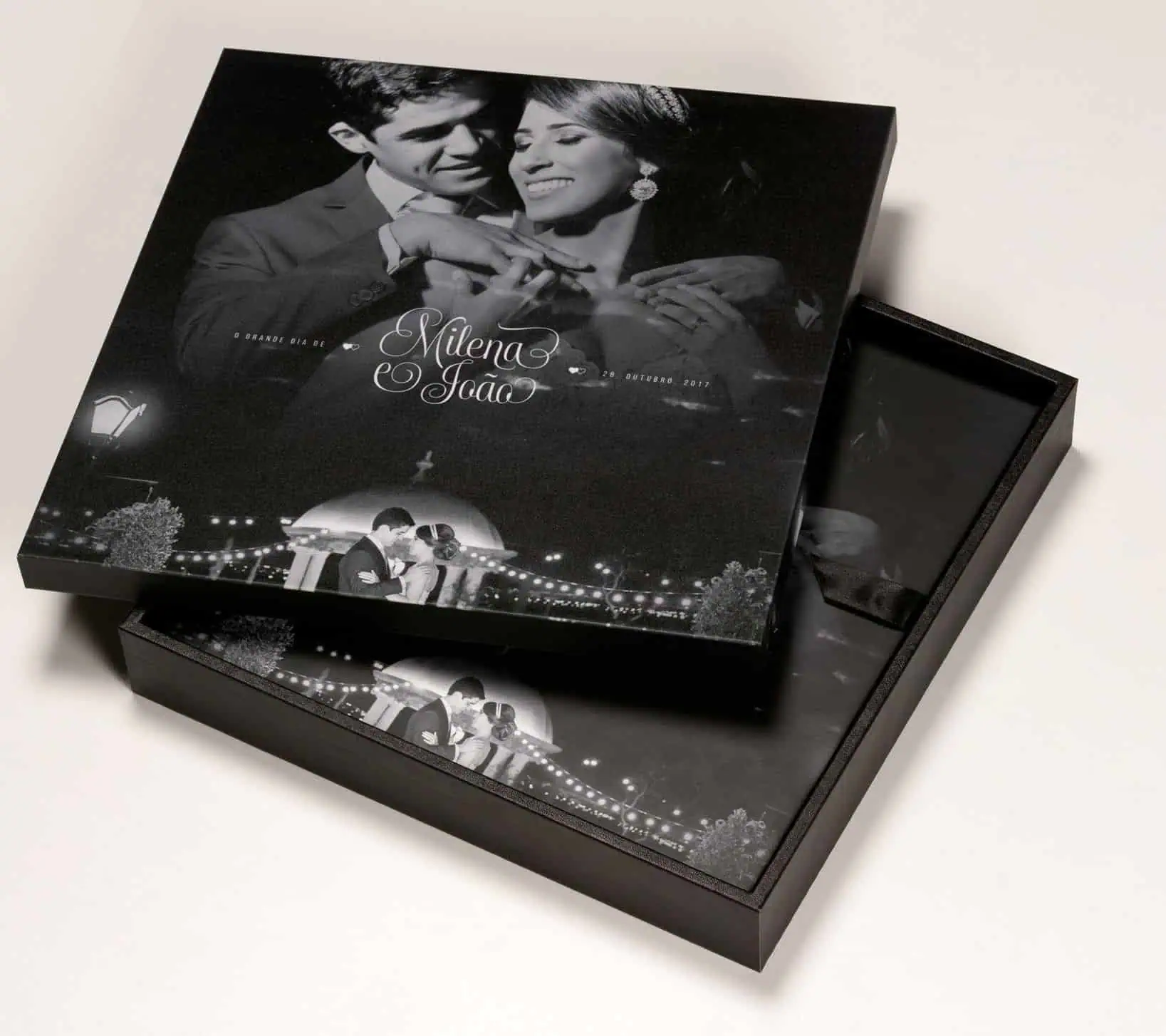 Amor em quadro personalizado, retrato de casal, presente de casamento, fotografia comemorativa.