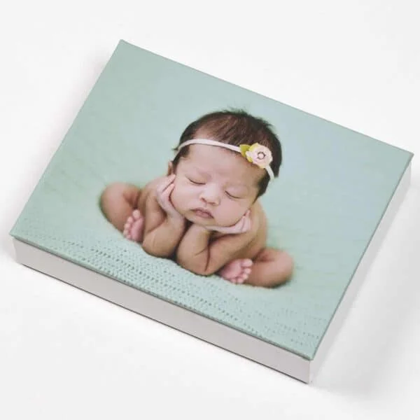 Box para Pendrive 2 Fotografia de bebê recém-nascido com foto personalizada, fotoclube, presente de aniversário ou lembrança especial.