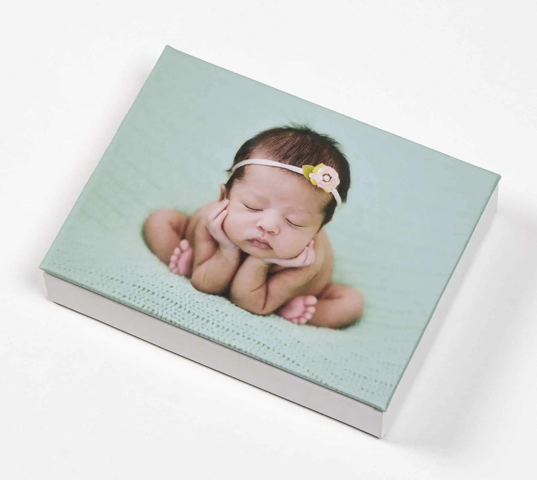 Fotografia de bebê recém-nascido com foto personalizada, fotoclube, presente de aniversário ou lembrança especial.