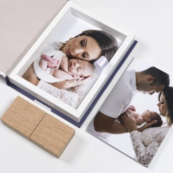 KIT PACK 3 Retrato de família com fotos personalizadas em quadro para presente especial, serviço de fotografia por Fotoclub.