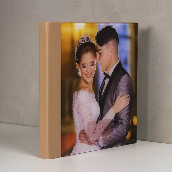 linha Cristal- Cristal Casamento temático em fotolivro personalizado para lembrança especial.