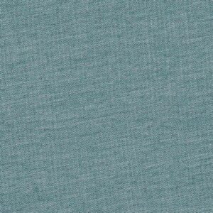 Azul claro de tecido de algodão com textura suave e detalhes finos.