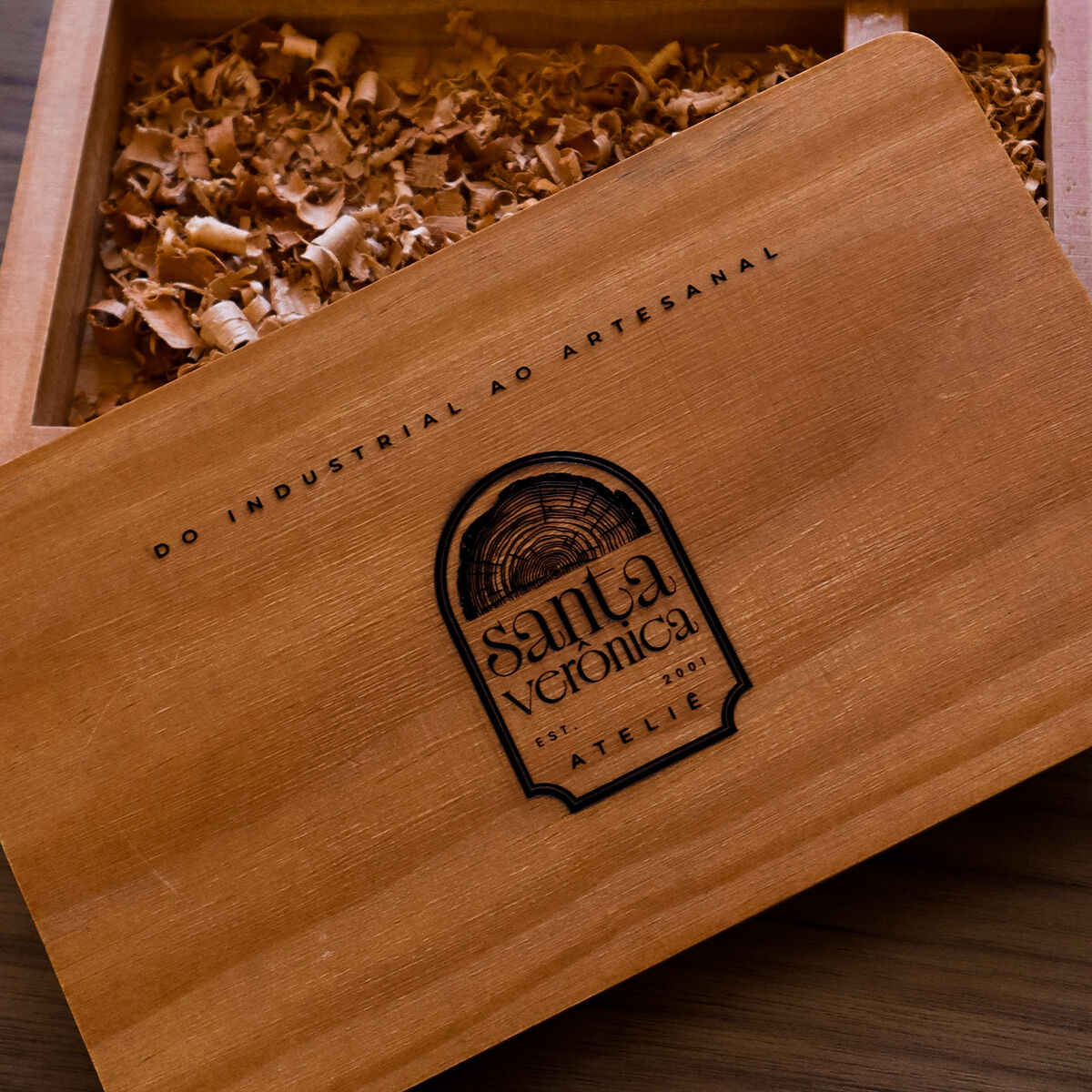 Caixa Wood Pinho - Imagem 3